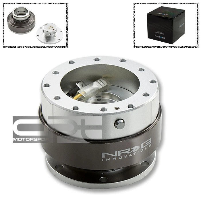 NRG 6-Hole Steering Wheel Quick Release Hub Adapter for Universal (Gen 2.0) SRK-200SL