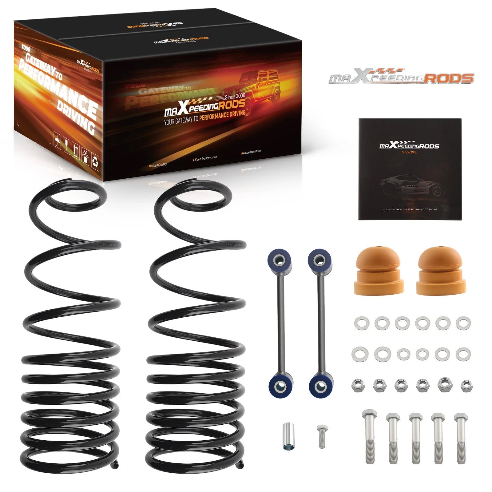 4" Drop Lowering Springs for Dodge Ram Standard Cab (2009–2018)