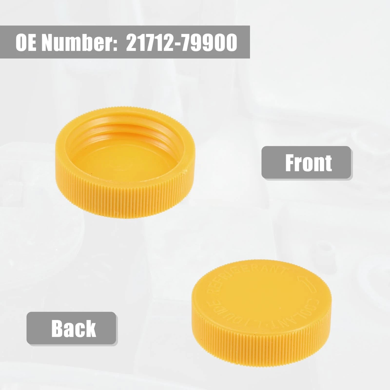Set of 4 Windshield Washer Fluid Reservoir Caps for Infiniti M56 (2014–2017)