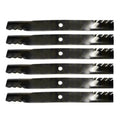 6 Pack G6 Mulcher Blades for John Deere TCU15882 (Fits 72")
