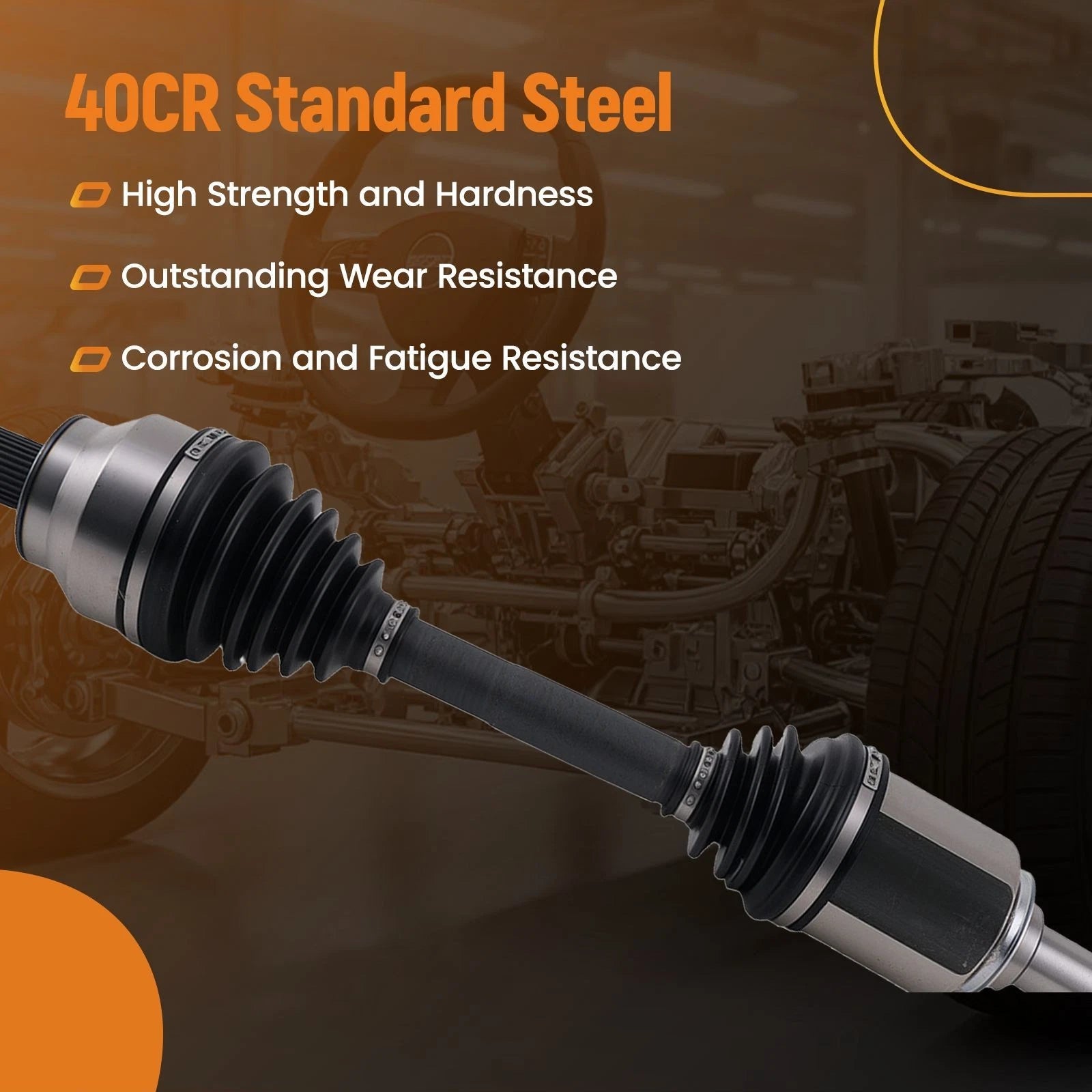 CV Axle for Dodge Durango 2011–2023 Jeep Grand Cherokee 2011–2022