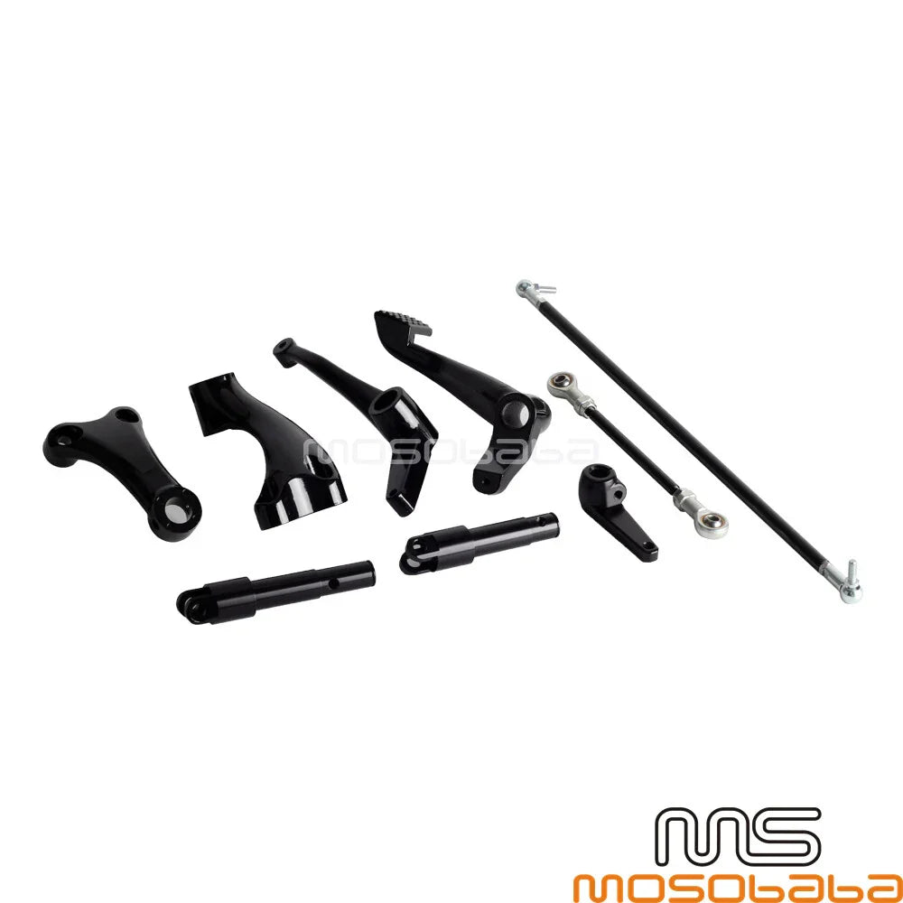 Black Forward Control Pegs for Harley Sportster 883 1200 (2004-2013)
