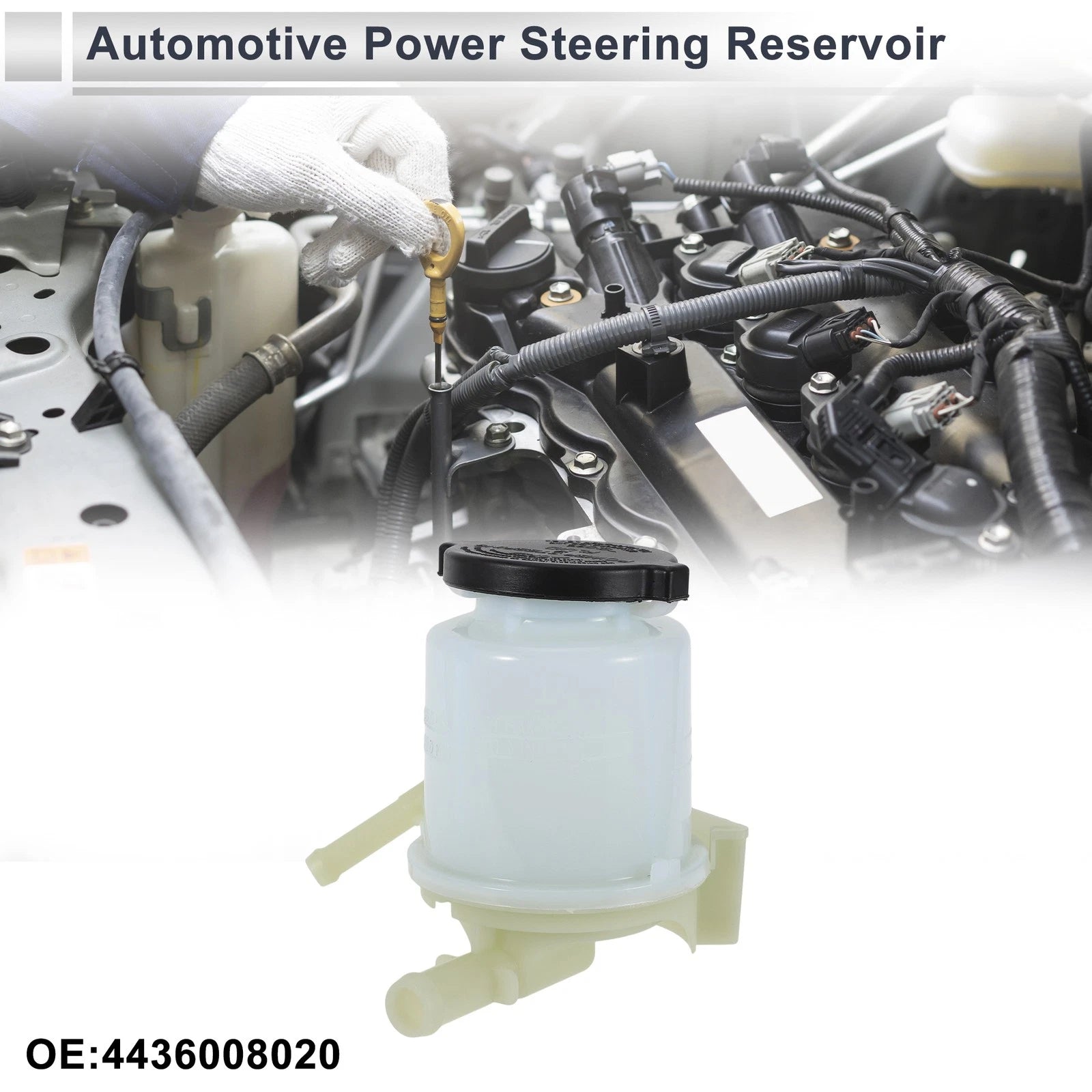 Power Steering Reservoir for Toyota Sienna (2004–2009) No. 4436008020