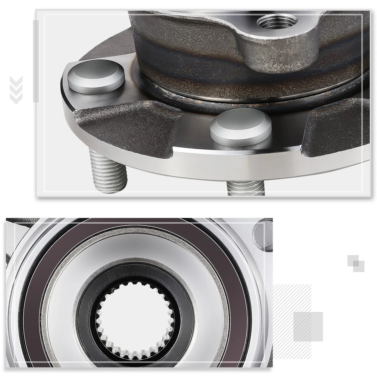 Wheel Hub Bearing Kit for Toyota iM tC xB/Corolla iM Prius V (2008–2018)