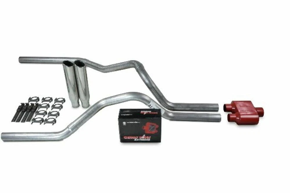 Dual Exhaust Kit for Dodge Ram 1500 (2019–2025) 2.5" Chrome Tips