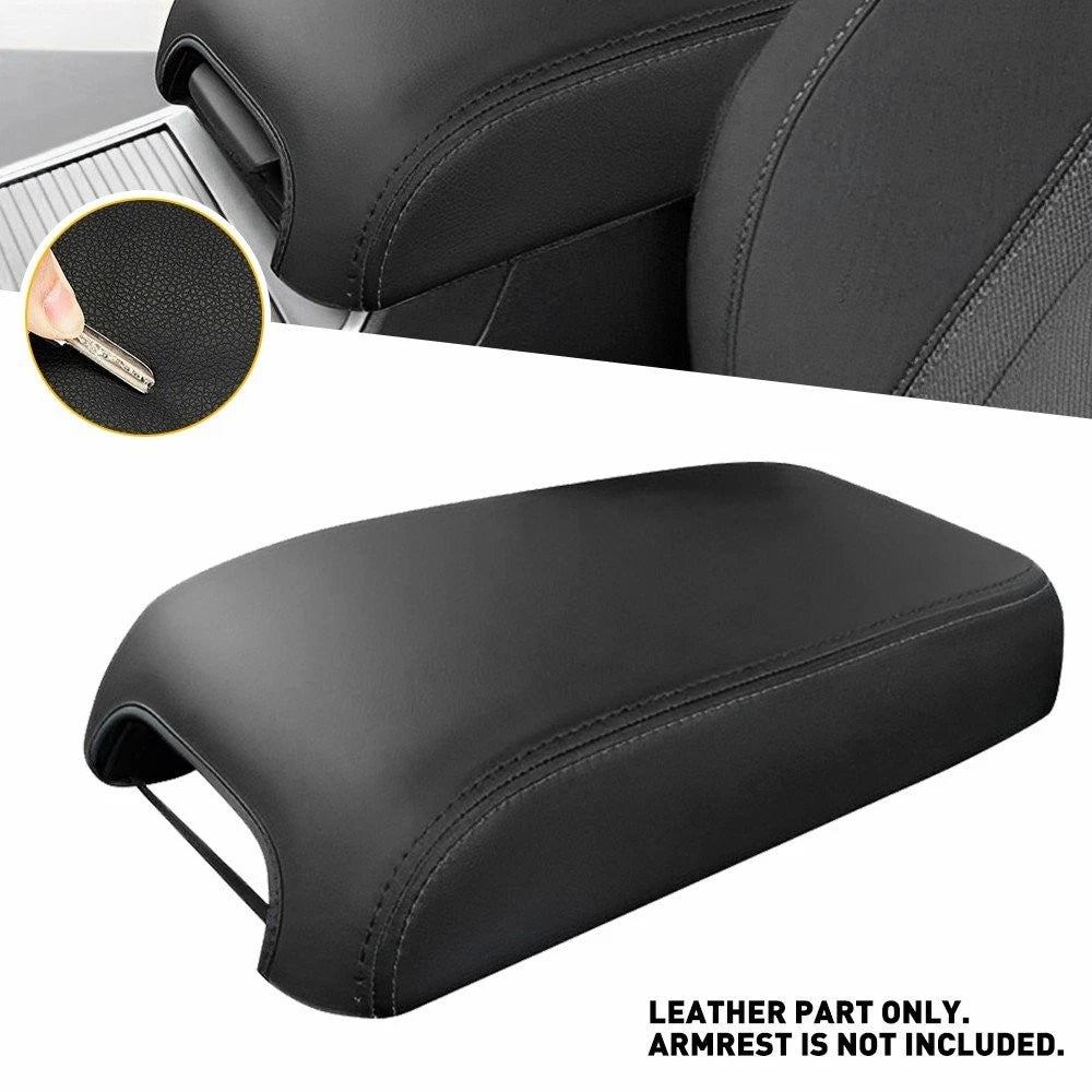 Armrest Cover for Toyota 4Runner (2010–2022) Black Leather