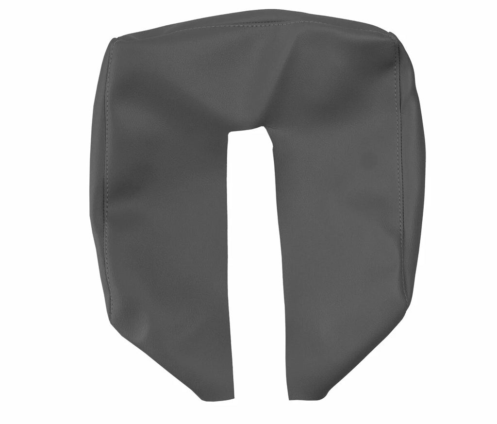 Leather Console Lid Armrest Cover for GMC Sierra (2019–2020) Gray