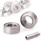 Set of 10 Mini Bearings MR84-ZZ for Low Speed Transmission