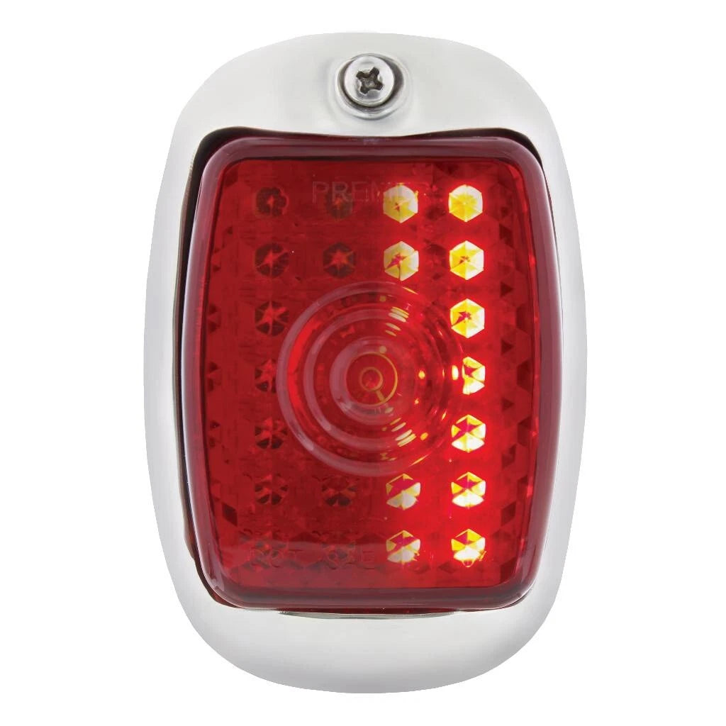 Sequential LED Tail Light Left Right Set Black Housing for Chevy GMC (1940–1953)