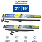 2X Wiper Blades for Kia (1994–2004) - Michelin WeatherWise Hybrid 21"/19"