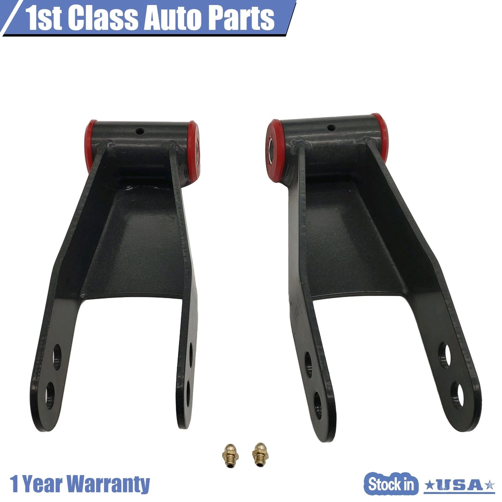 Set of 2 Rear Lowering Shackles for Ford F150 (1997–2003)