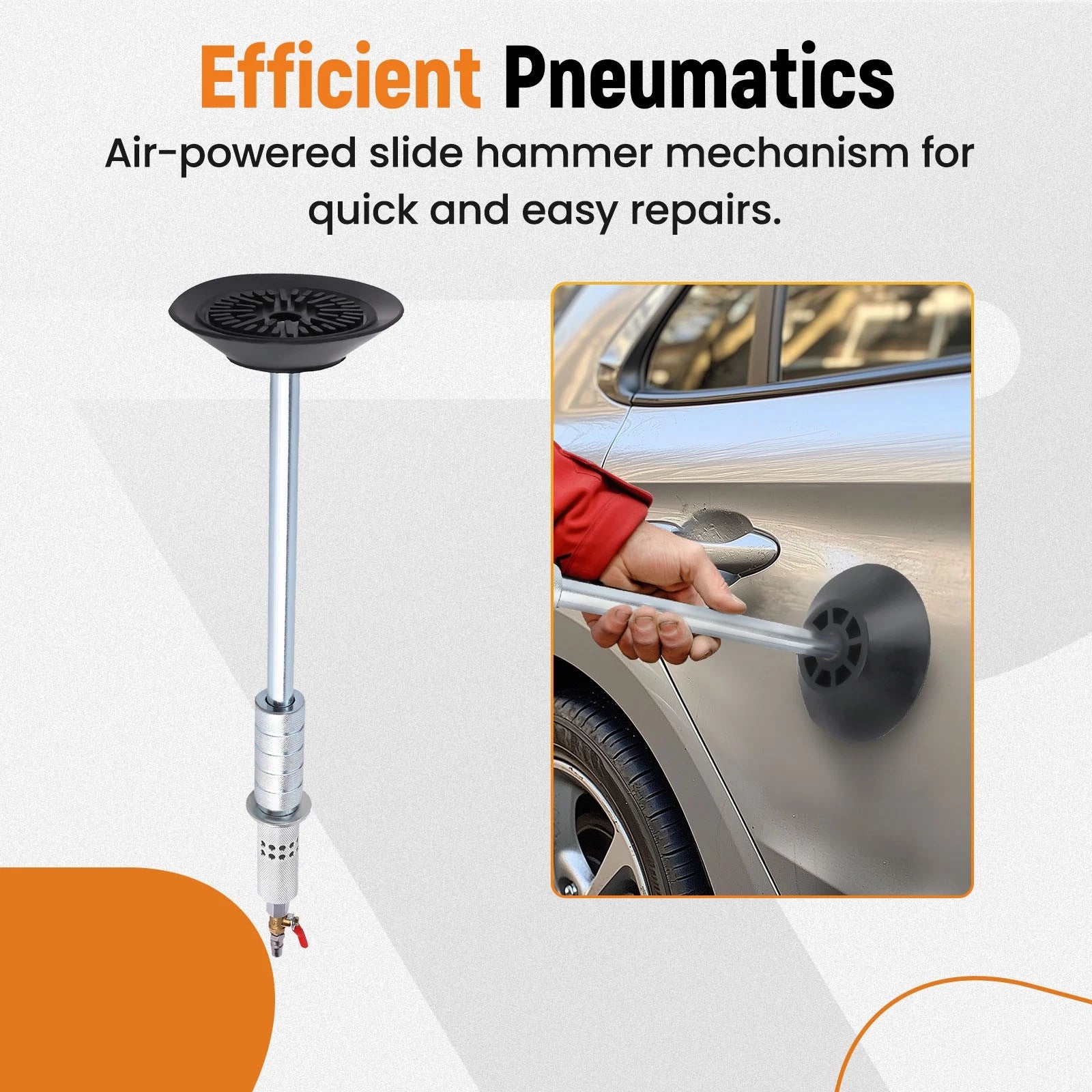 Suction Cup Dent Puller Set for Auto Body Repair