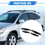 Set of 4 Roof Rack Side Rails End Covers for Lexus RX350 RX400h (2003–2009) Black
