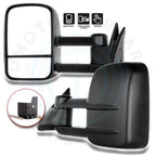 2X Manual Tow Side Mirrors for Chevy GMC C/K 1500 2500 3500 (1988–1998)