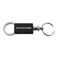 Black Anodized Aluminum Valet Keychain - Officially Licensed for Dodge