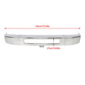 Chrome Split Front Bumper for Ford E150 E250 E350 E450 (2008–2014)