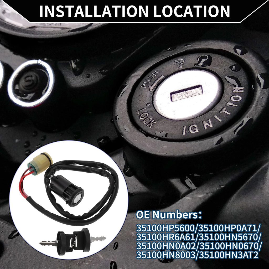 Ignition Key Switch No. 35100HP5600/35100HP0A71 for Honda TRX350TE (2000)