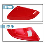 Left Side Mirror Corner Triangle Fender Cover Trim for Honda Civic (2016–2019) Red