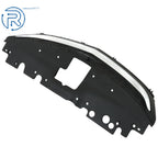Front Upper Grille for Chevy Sonic (2017-2020) Matte Black Honeycomb Chrome