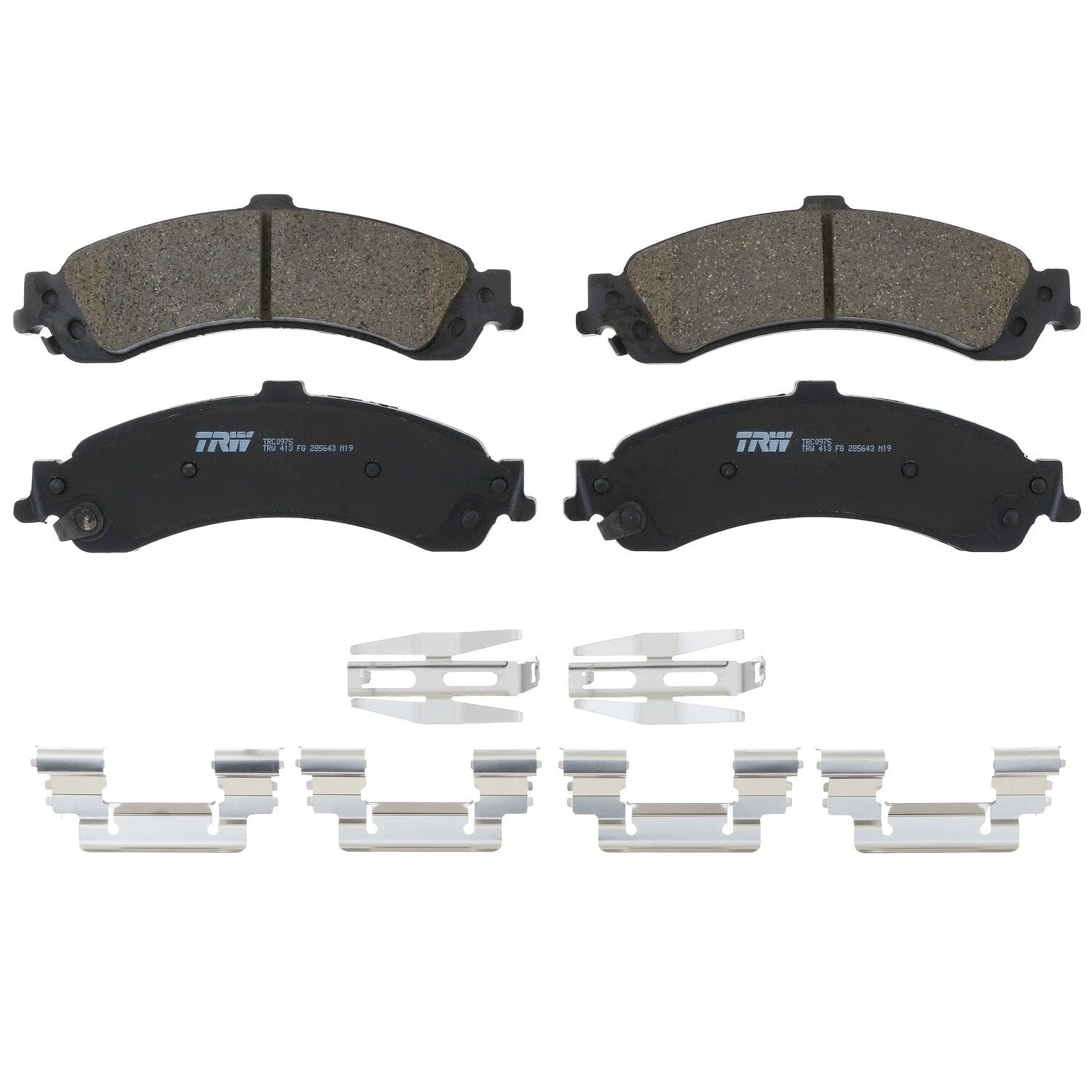 Rear Brake Kit 330mm Disc Rotors & TRW Ceramic Pads for Cadillac Chevy GMC