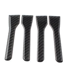 Set of 4 Black Inner Door Handle Cover Trim for Jeep Wrangler JK (2011–2017)
