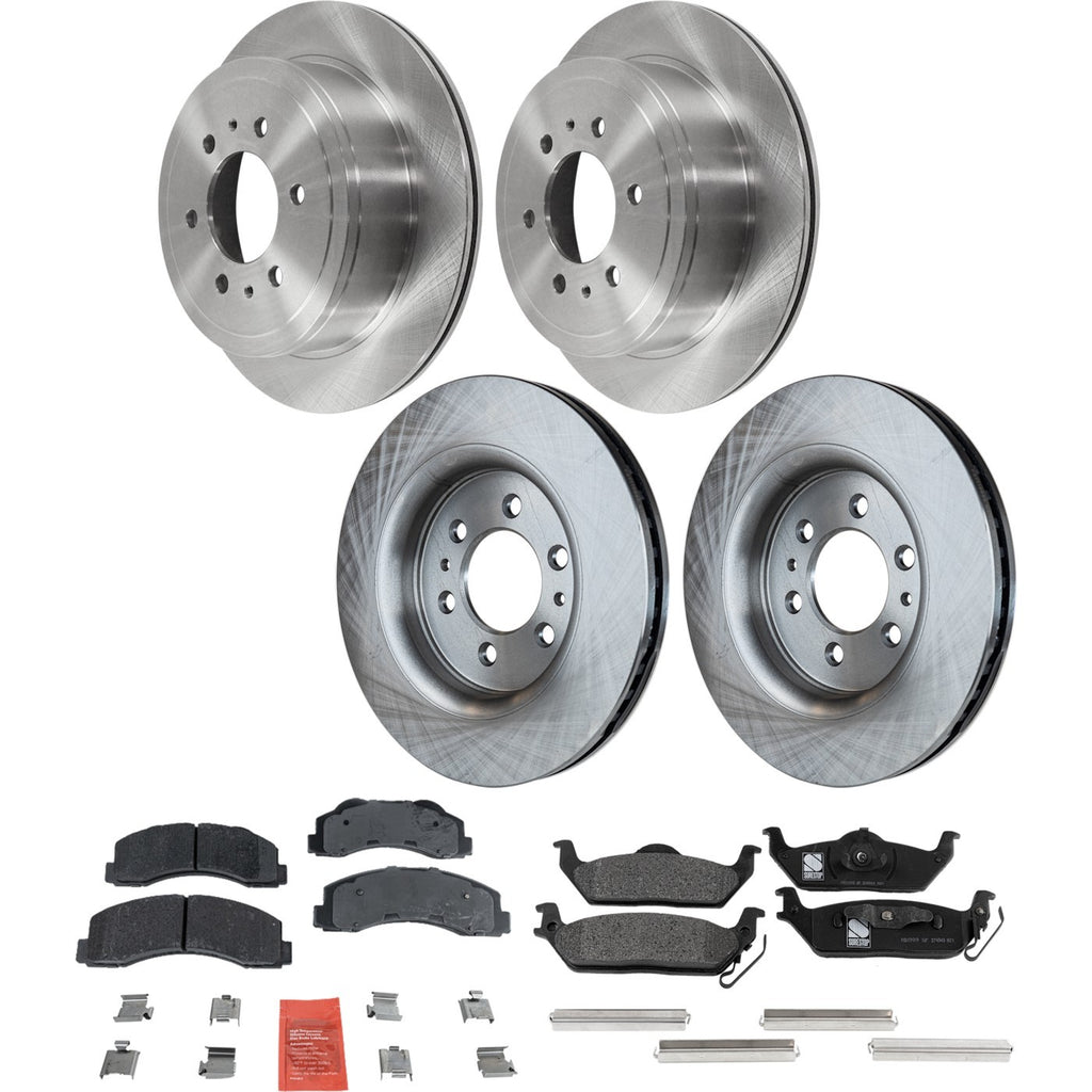 Brake Disc Rotors and Pads Kit for Ford F-150 (2010–2011)