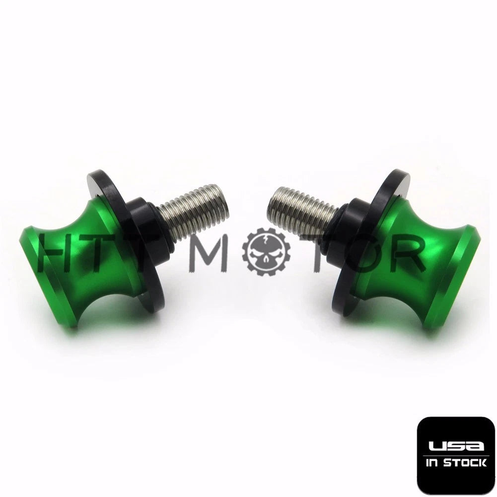 10MM Anodized CNC Swingarm Spools for Motorcycle (Street Racing)