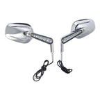 Rear View Mirrors with LED Turn Signals for Harley V-ROD VRSCF (2009–2017)