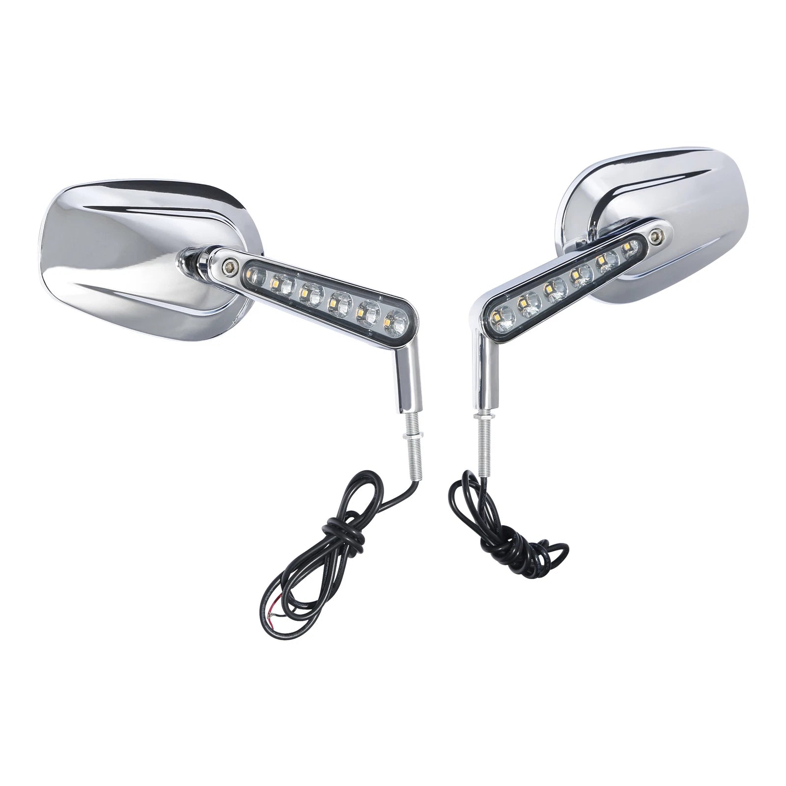 Rear View Mirrors with LED Turn Signals for Harley V-ROD VRSCF (2009–2017)