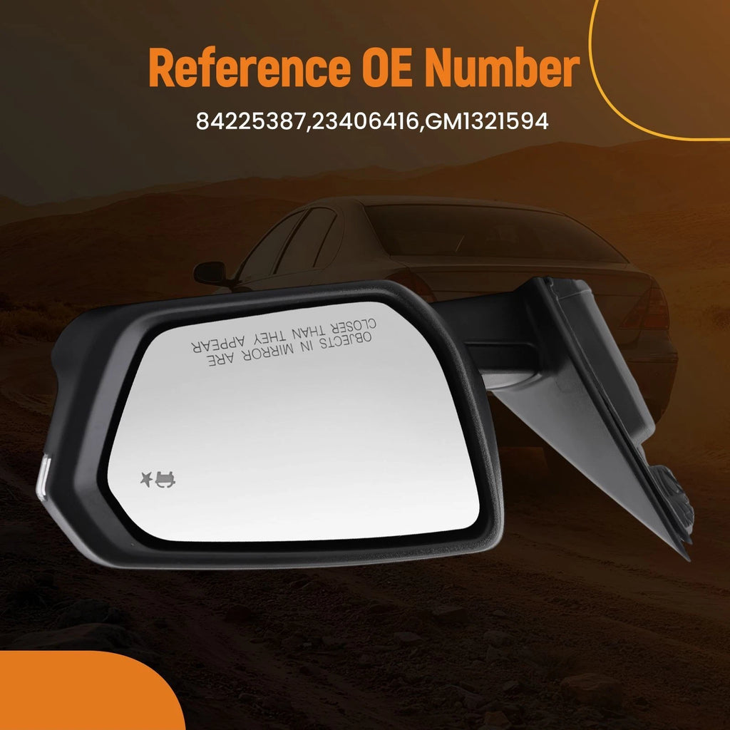 Right Rear View Mirror for Chevy Equinox/GMC Terrain (2018–2023) 23406416