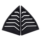 Quarter Side Window Louvers for Chevy Camaro (2010–2015) ABS Painted Black