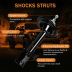 2X Front Struts Assembly for Toyota Highlander (2010-2013)