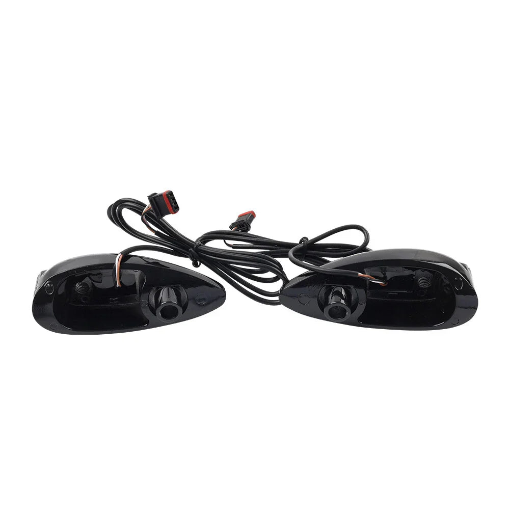 Front Turn Signal Light Black for Harley Road Glide FLTRX FLTRU FLTRK (2015-2024)