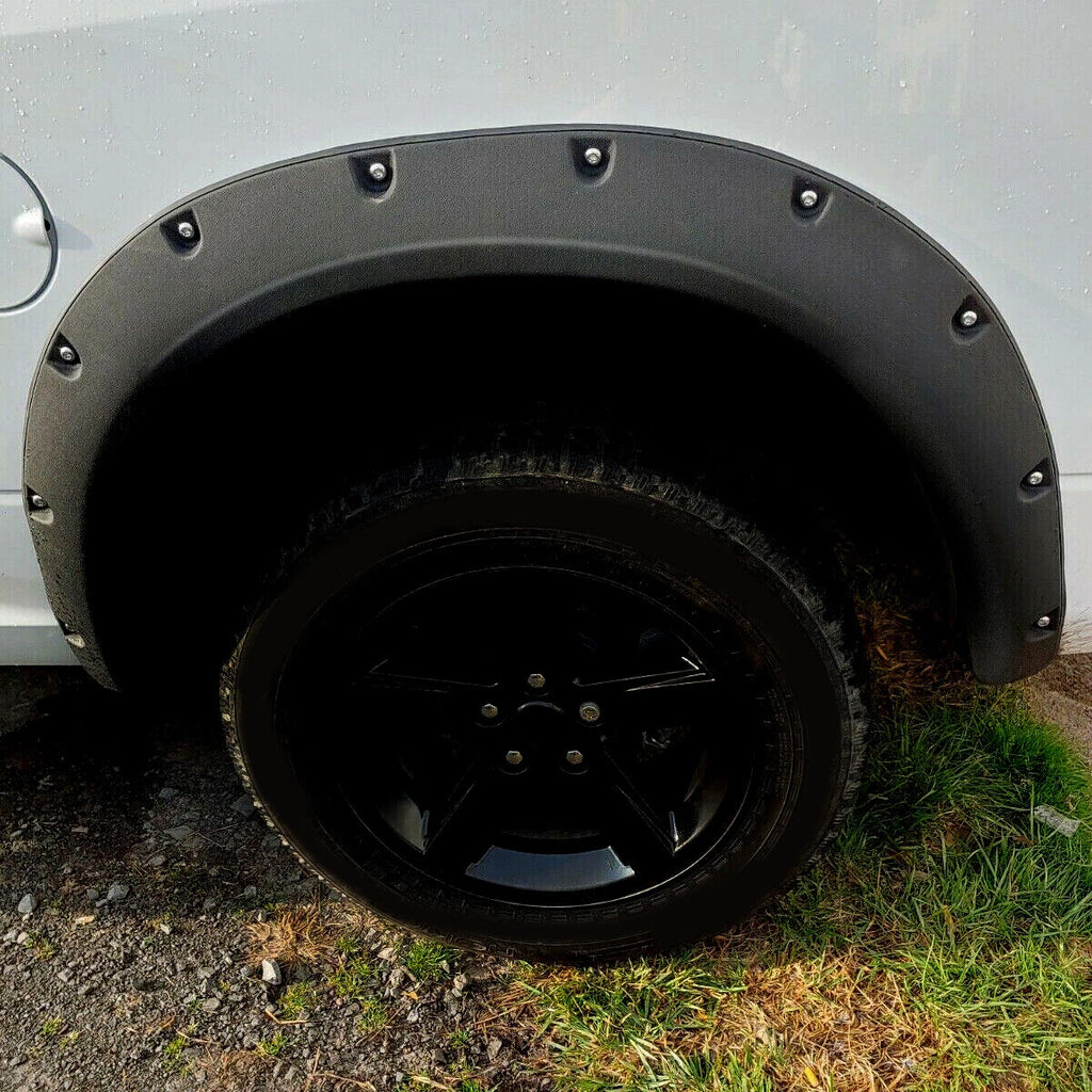 Set of 4 Fender Flares Pocket Rivet Style for Dodge Ram 1500 (2009–2023)