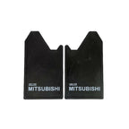 Mitsubishi 4WD 4X4 Off-Road Mud Flaps Splash Guards  Black Rubber
