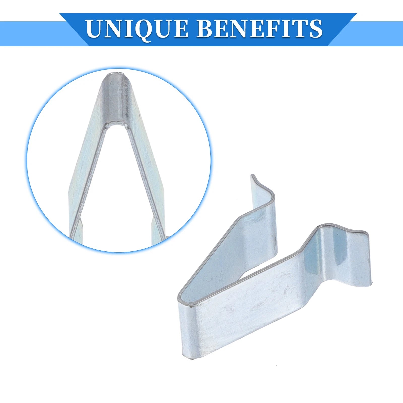 6X Liftgate Door Panel Trim Retainer Clip for Audi A3 (2006–2013) Silver Tone