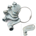 5PCS Metal Ignition Key 2498 8-94402498 for Heavy Equipment