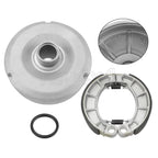 Rear Brake Drum Hub W/Shoes Spring for Honda TRX420TE/TM Rancher 420 (2007–2013)