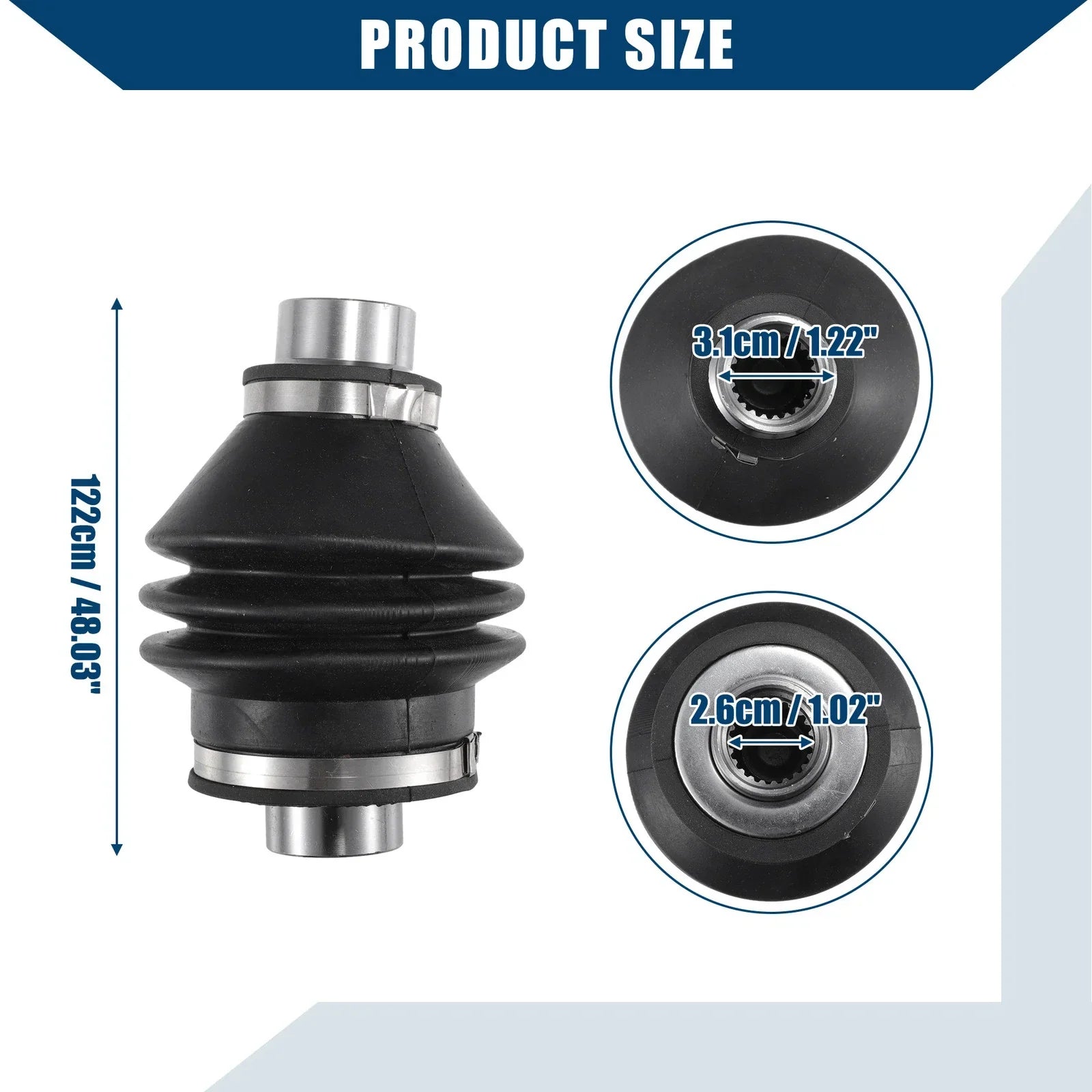 Transmission Shaft for Honda TRX500 2015-2022 Metal Black