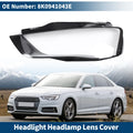 1 Pc Headlight Lens Cover for Audi A4 (2009–2012) No. 8K0941043E Black
