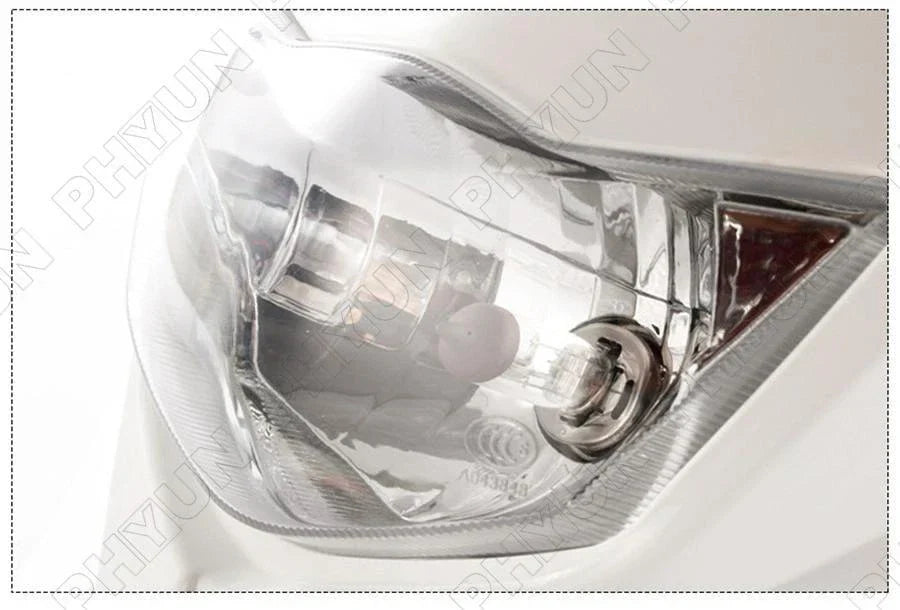 White Face Motorcycle Headlight Kit 12V H4 Bulb for Dirt Bike