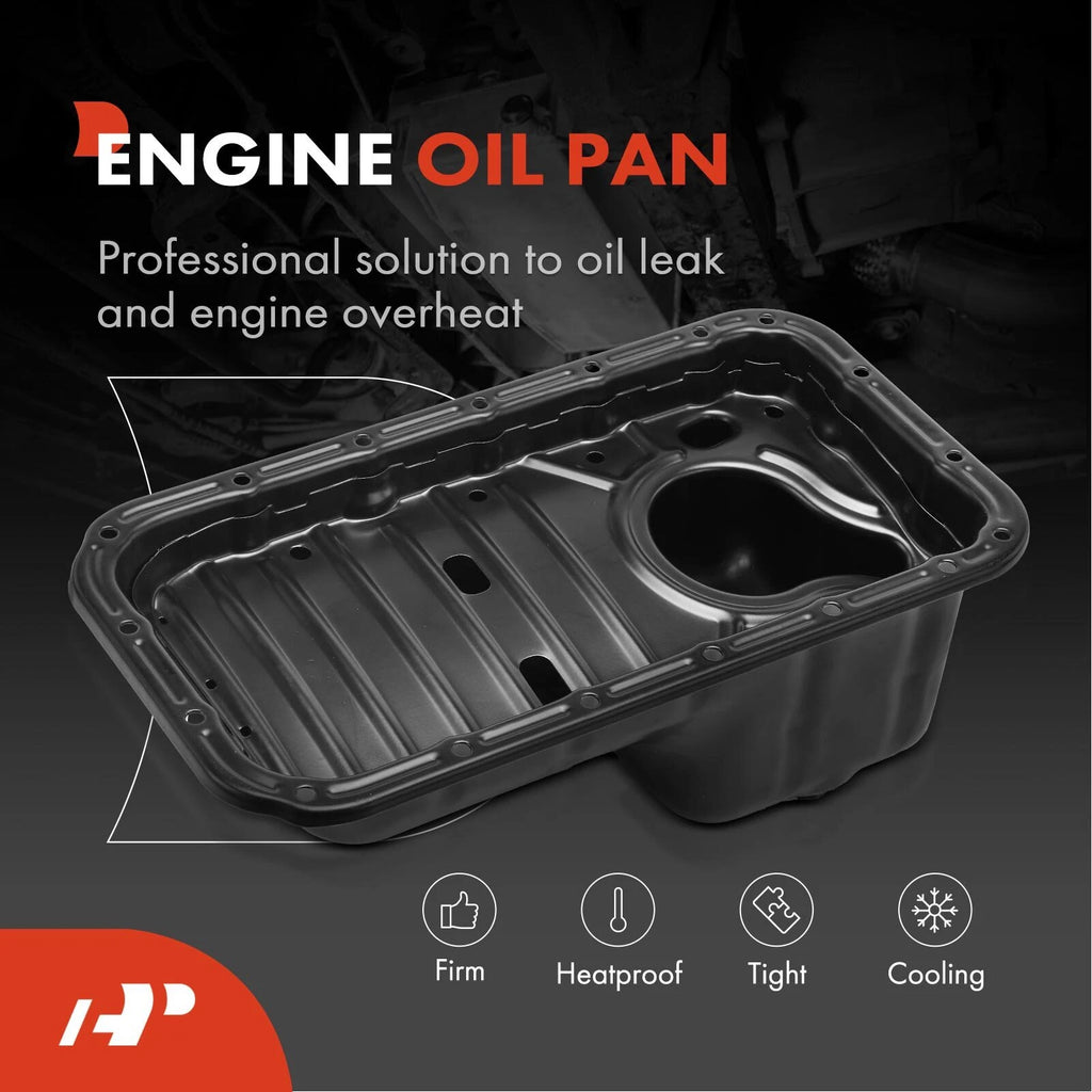 Engine Oil Pan with Drain Plug for Chevrolet Spark (2013-2015)