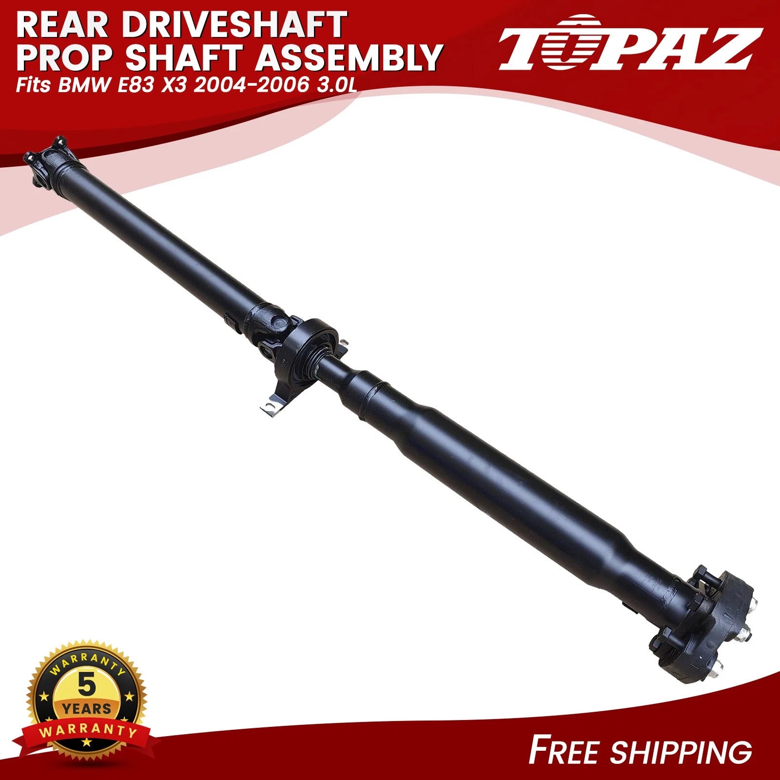 Rear Driveshaft Prop Shaft Assembly for BMW X3 (2004–2006)