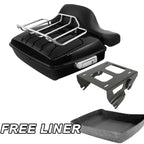Chopped Trunk Solo Mount Rack Backrest Pad for Harley Electra Glide (2014–2023)