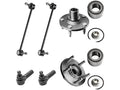Front Wheel Hub Sway Bar Link Tie Rod Kit for Mazda Tribute (2001–2007)