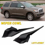 Windshield Wiper Cowl Extension Trim Black for Toyota Sequoia Tundra (2008–2013)