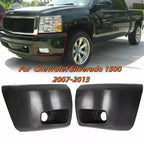 Bumper End Extensions for Chevy Silverado 1500 (2007–2013) with Fog Lamp Hole