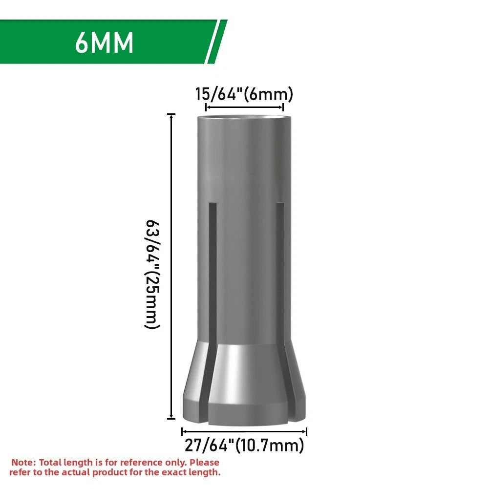 Engraving Chuck Router Collet Set of 3 with Metal Body and Multiple Sizes