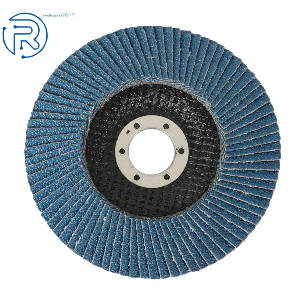 Set of 10 Sanding Disks for Wheel Angle Grinder (125mm, Grit 40)