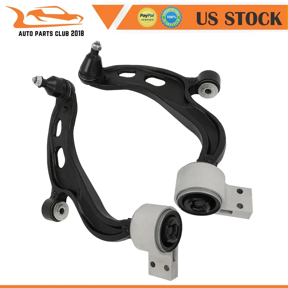 2X Front Lower Control Arm and Ball Joint for Ford Flex Taurus (2010–2012)
